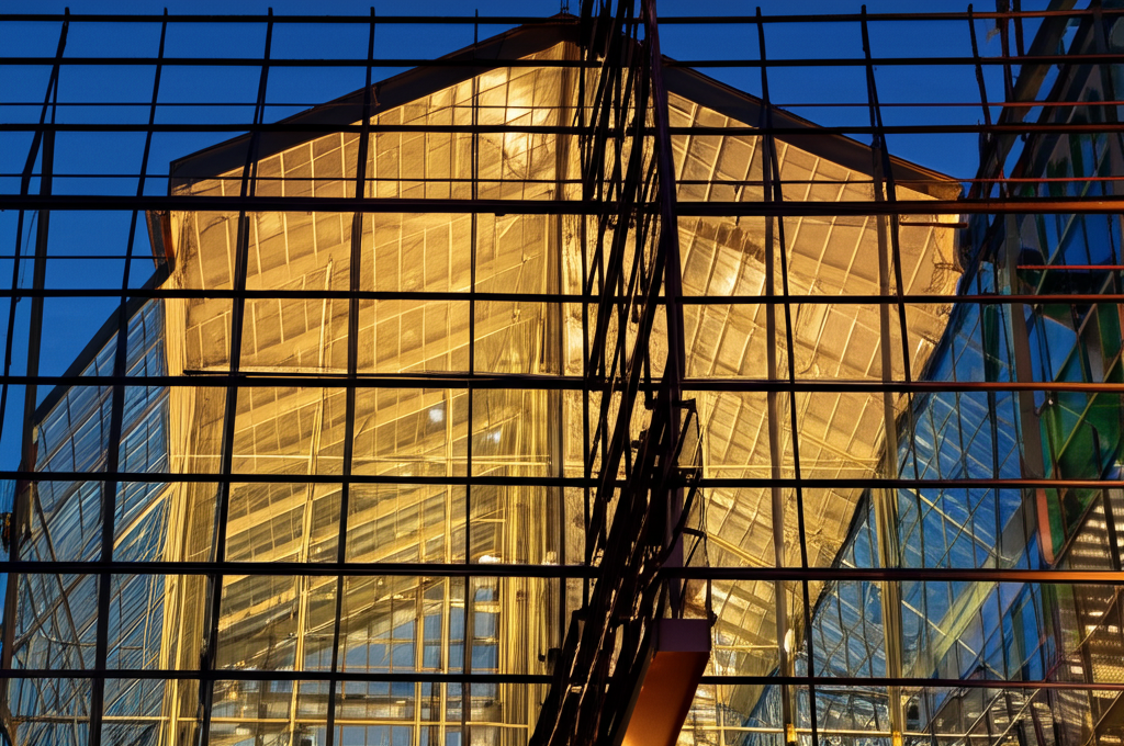 Industrial steel and glass